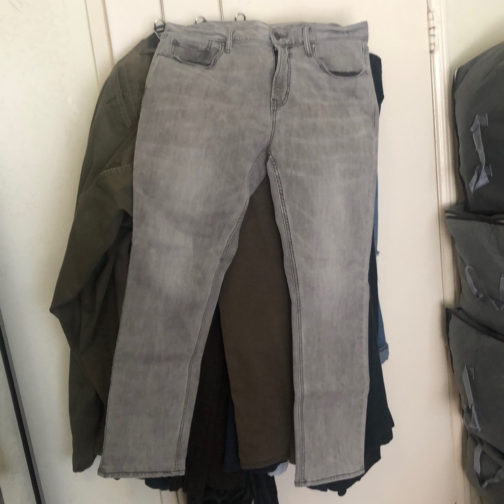 Men's Old Navy Gray Pants size 36x30 Slim
